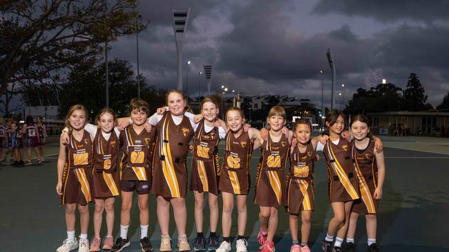 Inverleigh McConachy under-11 netball team.