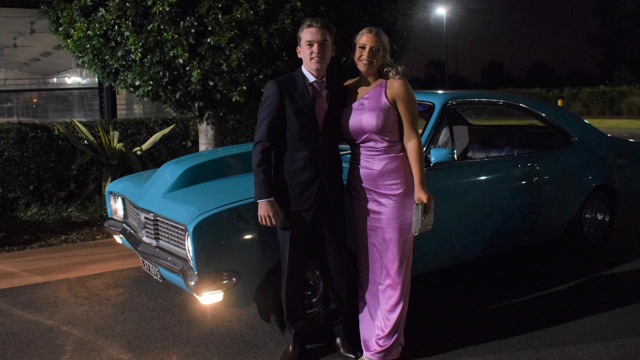 Students stunned on the red carpet at Our Lady of Southern Cross College's formal for 2023. Picture: Emily Devon