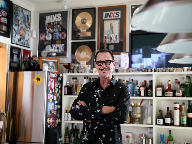 Kirk Pengilly at his Queenscliff home. Picture: Troy Snook