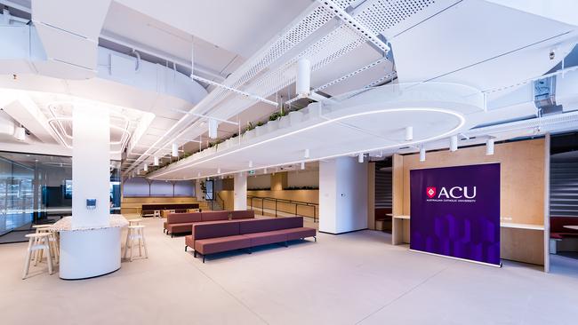 The new ACU Blacktown campus information centre at 22 Main St, Blacktown. Picture: Supplied