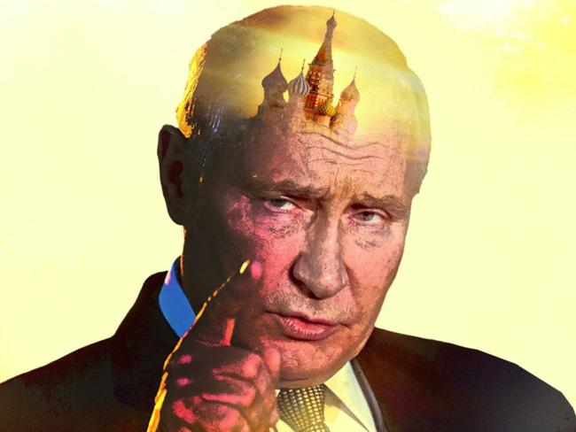 Vladmimir Putin's empire is crumbling. Artwork: The Times