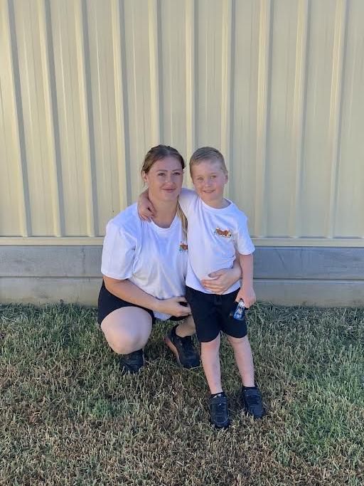 Nakita Burrows with son Ollie, Little Ollie Bear Soft Play Hire, Angle Vale. Picture: Supplied