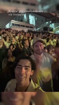 'Random' celeb posse party at Coldplay together