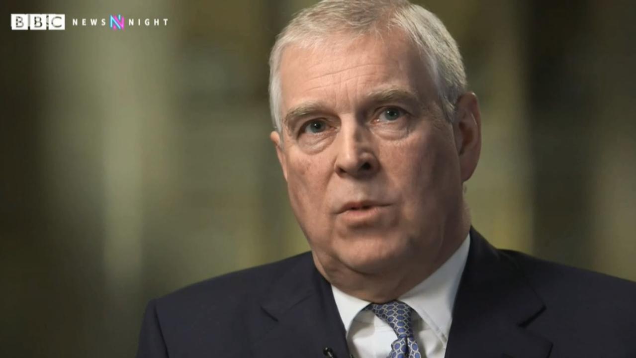 Prince Andrew’s interview on BBC Newsnight was deemed to be a disaster. Picture: BBC