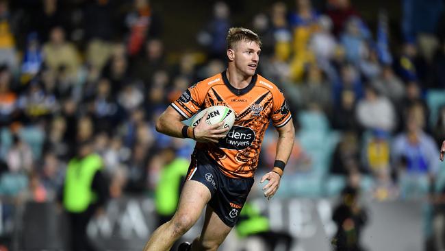 NRL 2022 RD15 Canterbury-Bankstown Bulldogs v Wests Tigers - Luke Garner. Picture: NRL Photos