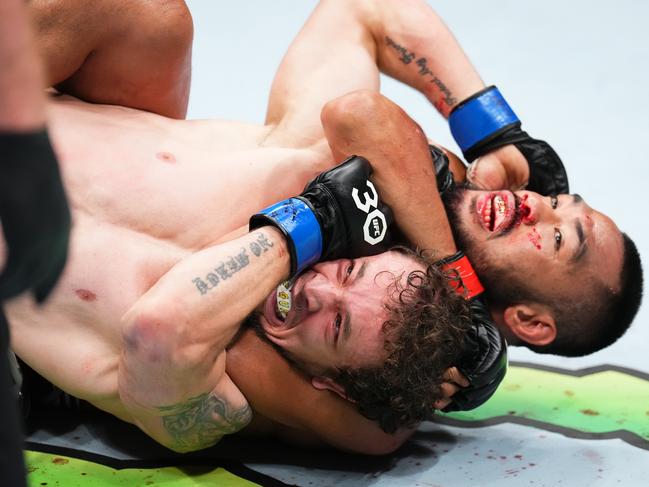 ‘Kuya’ won his last fight via rear-naked choke at UFC 284 in Perth. Picture: Chris Unger/Zuffa LLC/Getty Images