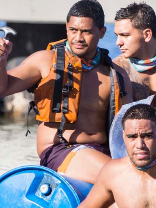 Anthony Milford carrying a little extra something.