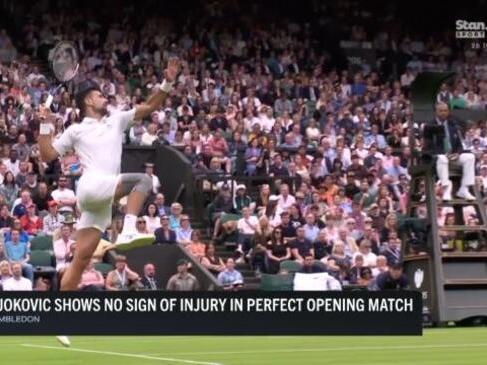 Djokovic puts injury concerns to rest in first round win