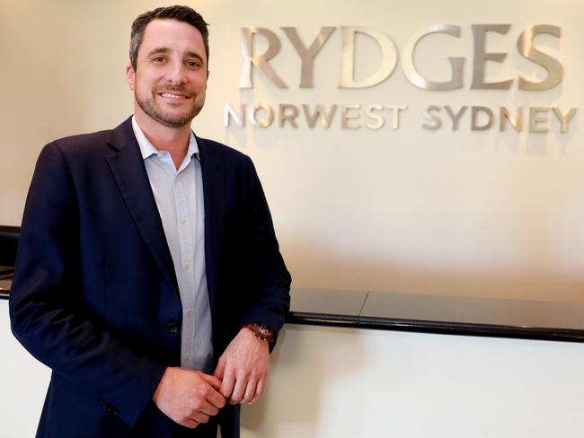 Rydges Norwest General Manager Nick McLaughlin at the hotel. Picture: Angelo Velardo