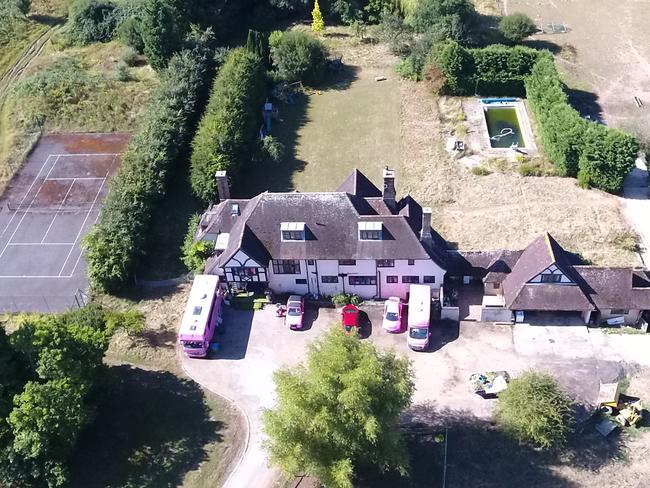 Katie Price's Sussex house is in a state of disrepair. Picture: W8Media / MEGA