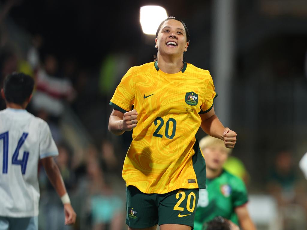 Sam Kerr’s return isn’t too far away. Picture: Getty Images