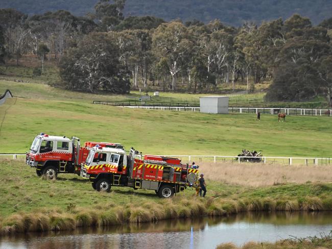 The scene of the fatal plane crash near Queanbeyan. Picture: OnScene ACT