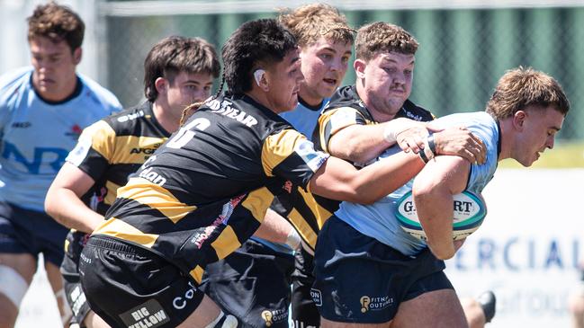 NSW player Bryn Edwards in the also match against Force. Picture: Julian Andrews