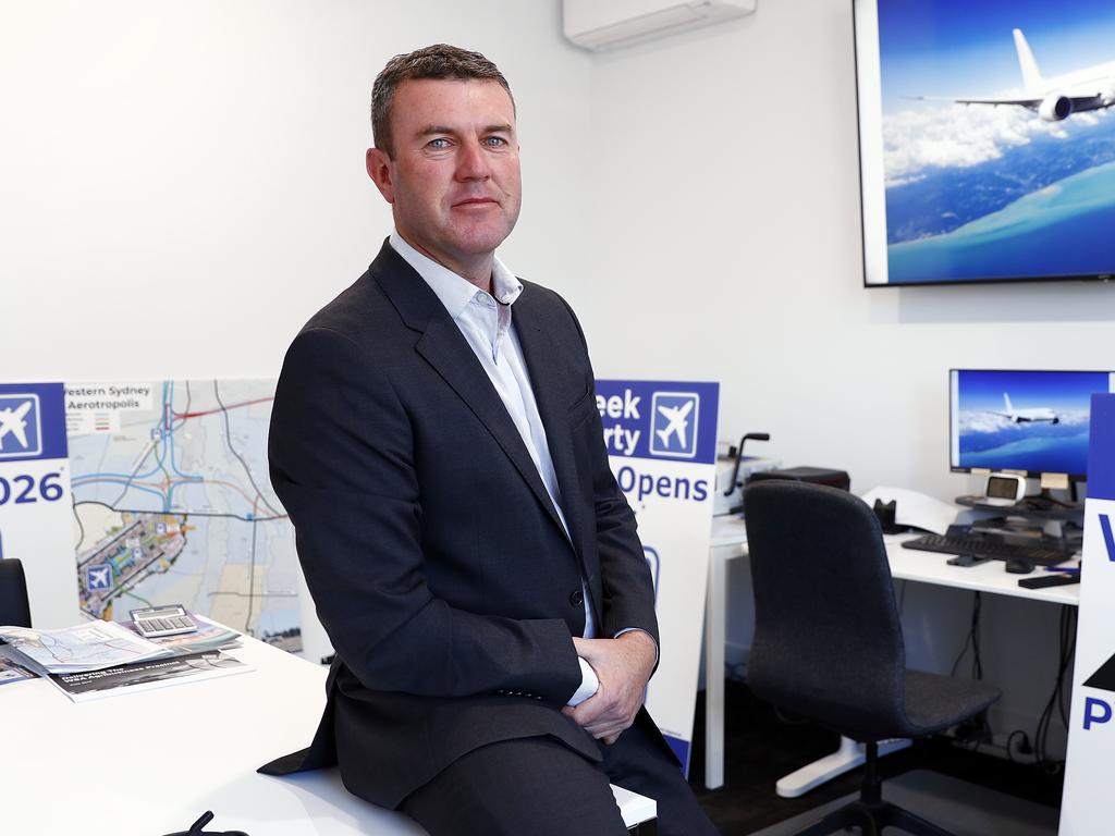 Badgerys Creek real estate agent Chris Brophy.