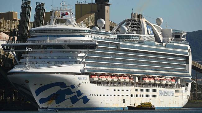 Cruise liner the Ruby Princess. Picture: AFP