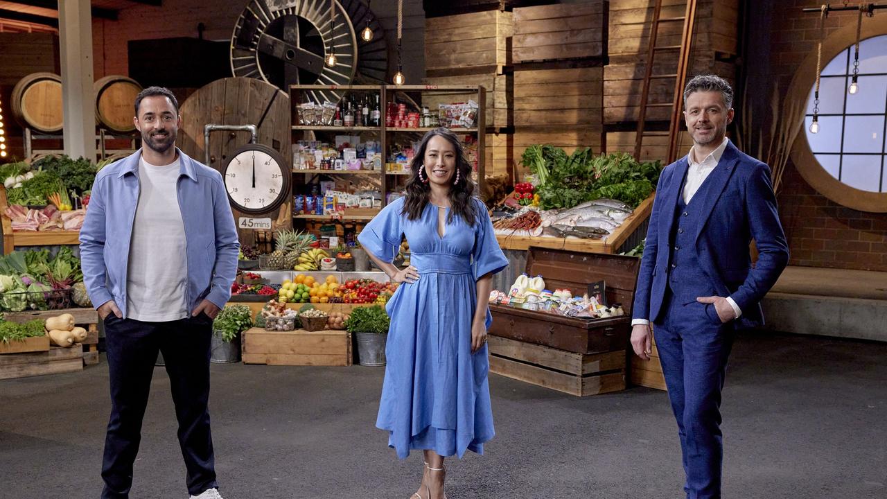 MasterChef Australia judges Andy Allen, Melissa Leong and Jock Zonfrillo. Picture: TEN