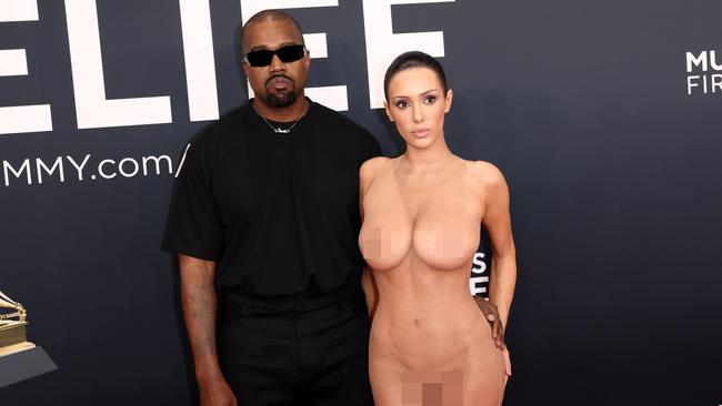 Kanye West and Bianca Censori attend the 67th Annual Grammy Awards. Picture: Matt Winkelmeyer/Getty Images for The Recording Academy