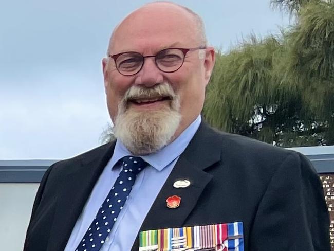 Warrnambool RSL sub-branch senior vice president and military compensation advocate Tony Geyer started his journey in the army in 1980. Picture: Jack Colantuono