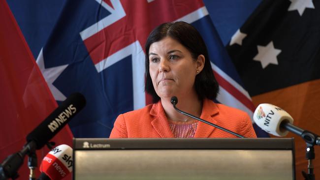 Chief Minister Natasha Fyles said the NT government were fully compliant with the UN requests to inspect places of detention. Picture: (A)manda Parkinson