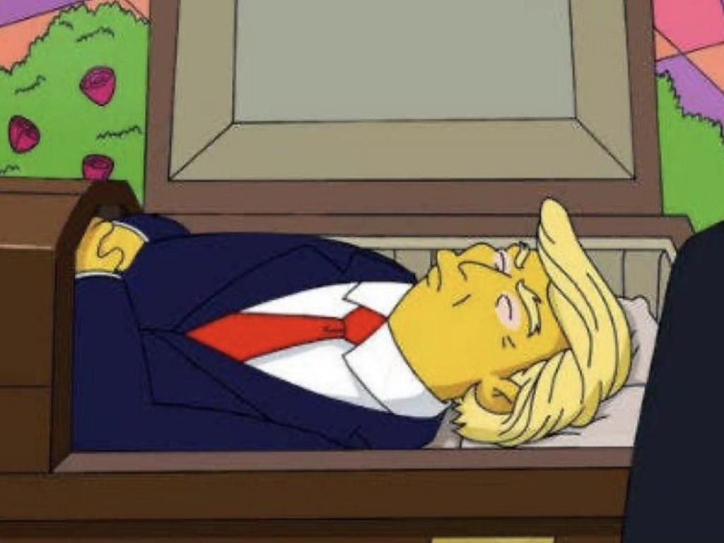 The Simpsons producer hits out at photo of Donald Trump amid ...
