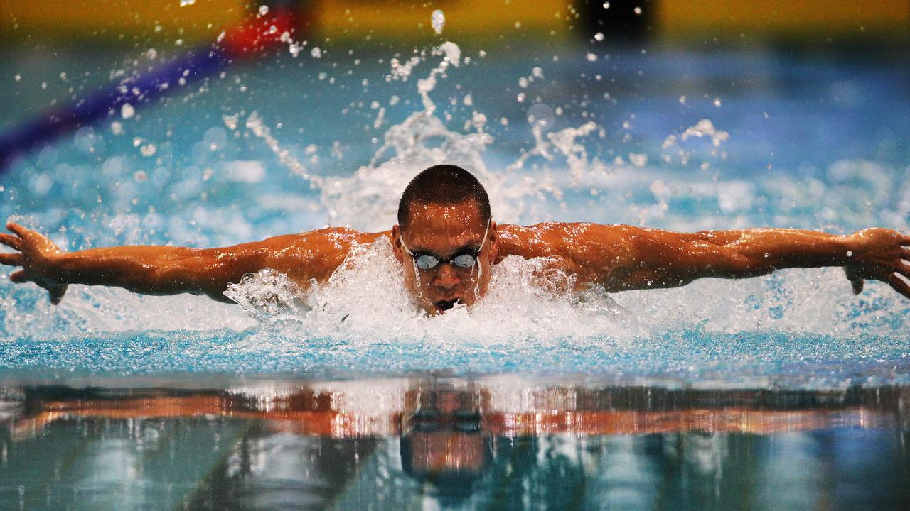 Geoff Huegill in action during his own swimming career.