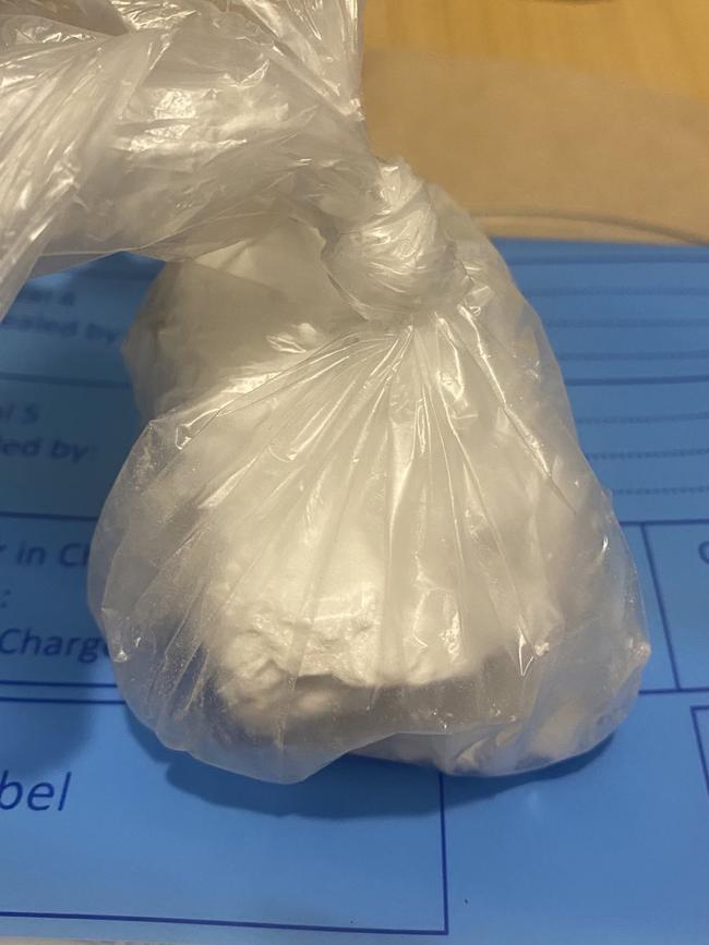 Some of the drugs were found wrapped up in plastic. Picture: NSW Police