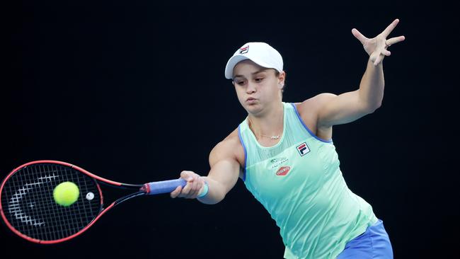 Ash Barty will face Petra Kvitova is the quarters. Picture: Michael Klein