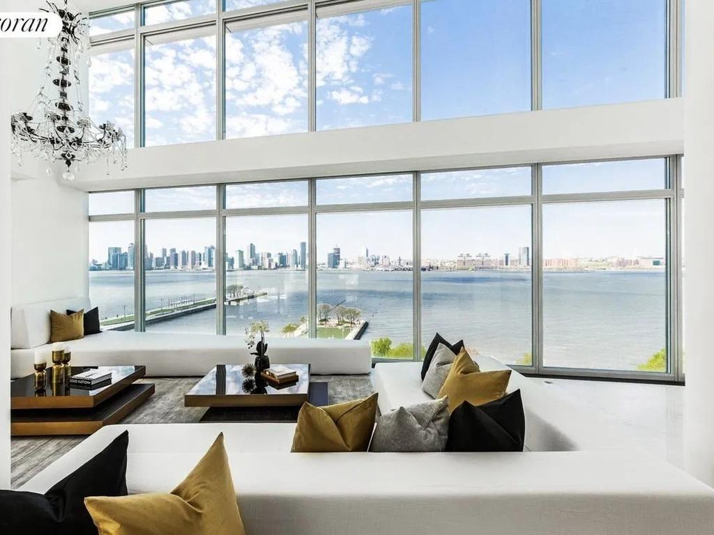 The apartment has views of the Hudson River. Picture: Realtor.com