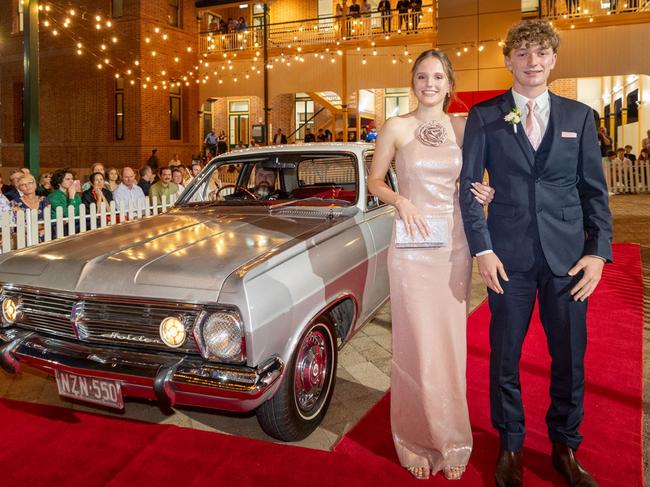 CLASS OF 2024: Townsville Grammar School formal. Students Ruby Lane & Max Mowat.