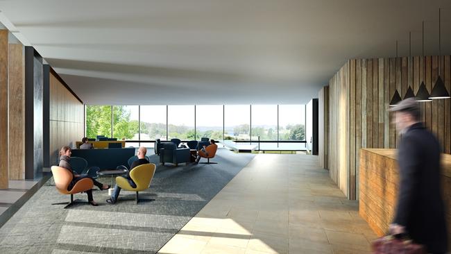 An artist’s impression of the interior of Federal’s Port Arthur resort. Picture: SUPPLIED