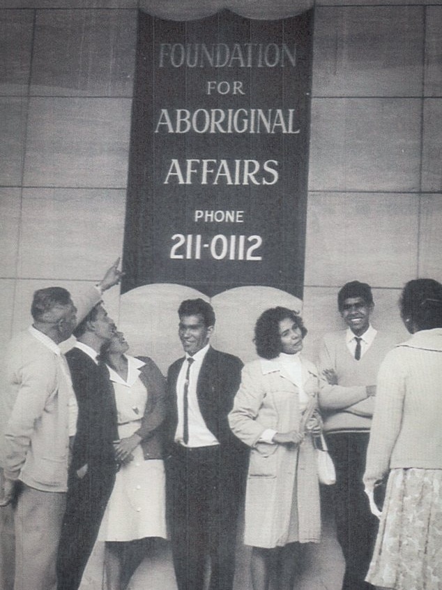 Joyce with the Foundation for Aboriginal Affairs.