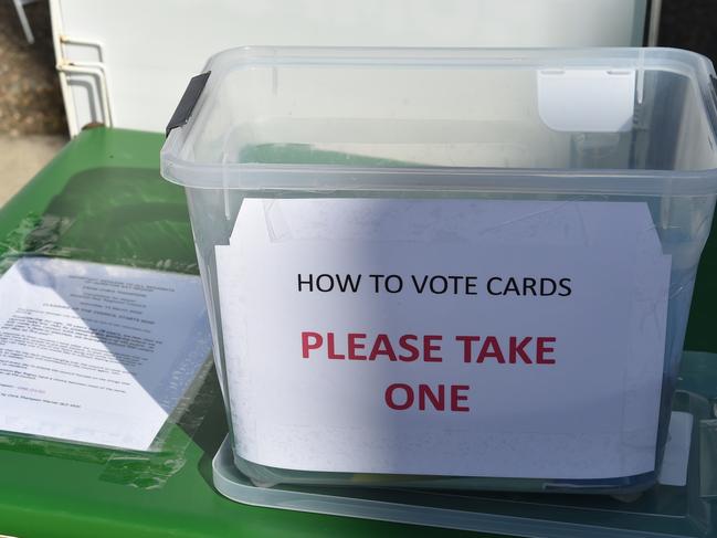 The Pre poll centre at Deception Bay on March 16. Photo David Alexander pine rivers press