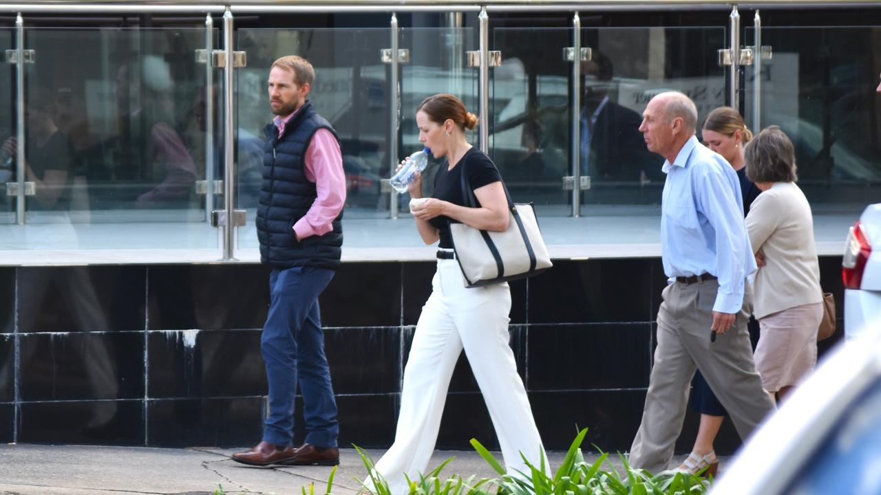 Emma Milton was supported by a number of family members when she was arraigned for serious drug charges before a Toowoomba Court in early 2024.