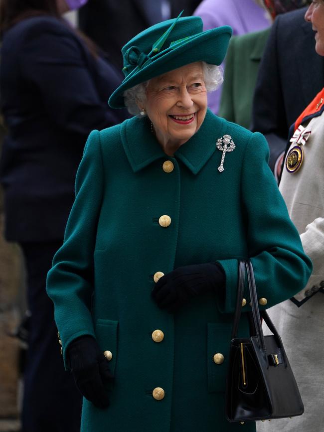 The Queen arrives for the opening of the Scottish parliament. Picture: Getty Images