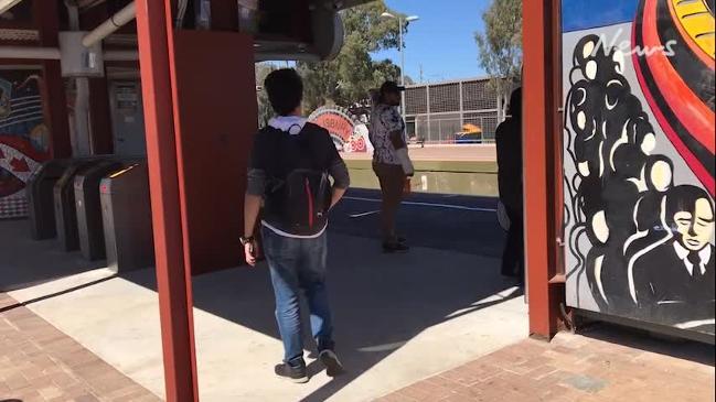 Commuters avoid ticket gates at Salisbury train station