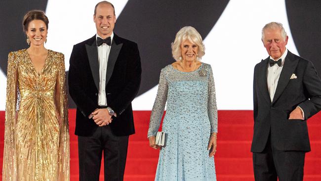 Catherine, Princess of Wales, with Prince William, and Queen Consort Camilla, with King Charles, use preferred designers for large public engagements. Picture: Samir Hussein/WireImage