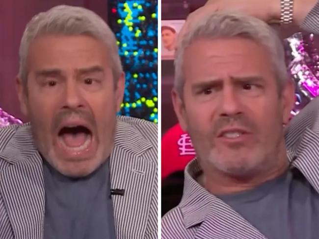 Andy Cohen cops a wallop live on TV.