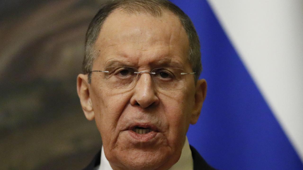 Russian Foreign Minister Sergei Lavrov has been blasted for his comments. Picture: AFP.