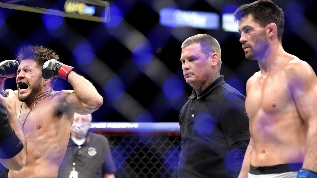 Dominick Cruz claims the referee smelled of alcohol and cigarettes. DeFelice/Getty Images/AFP