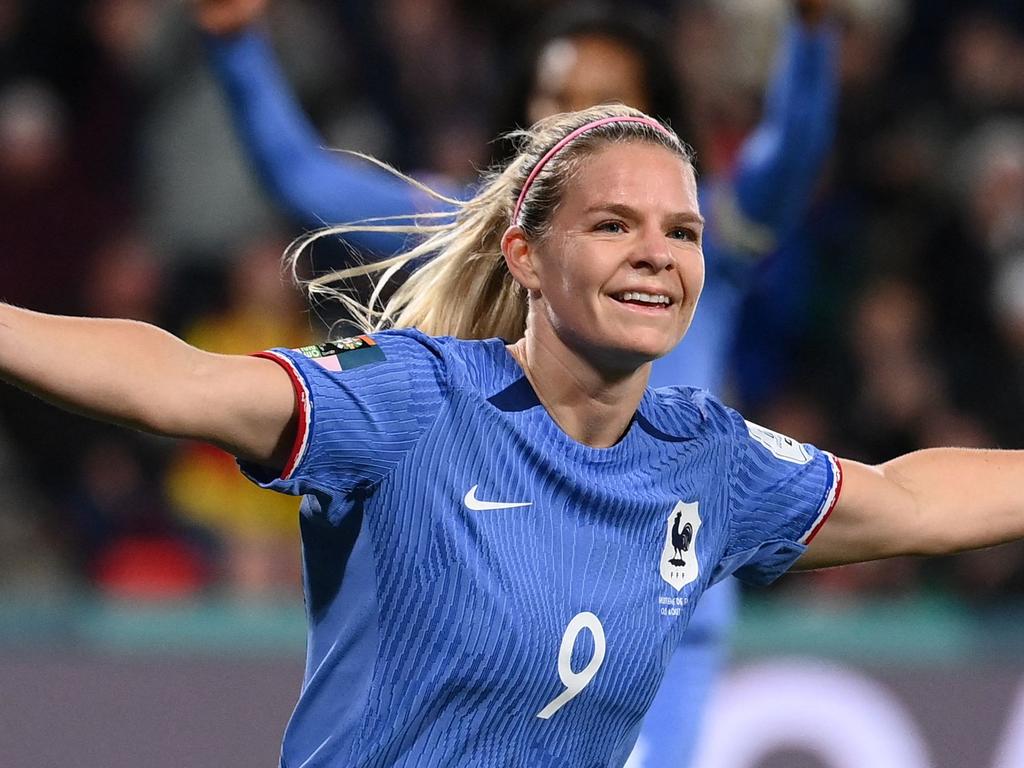 Striker Eugenie Le Sommer is the focus of France’s attack. Picture: FRANCK FIFE / AFP