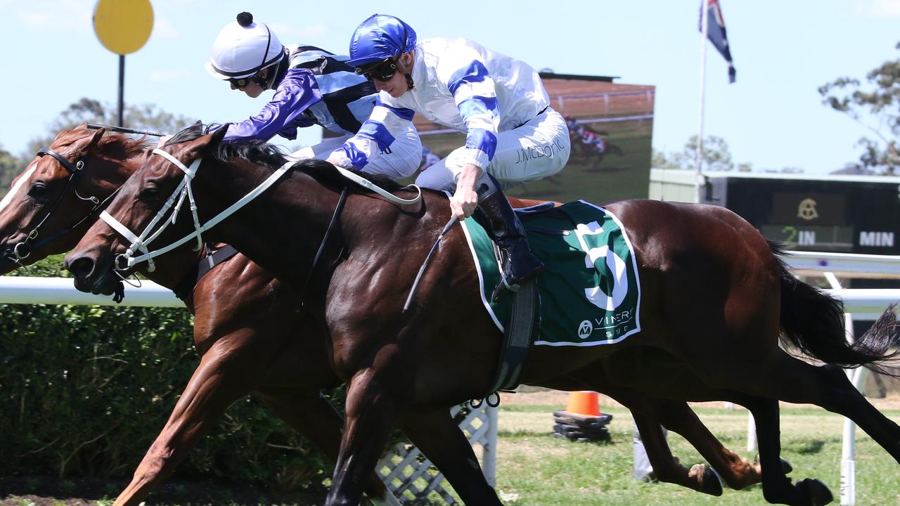 James McDonald will ride Kovalica in Saturday's Group 1 Queensland Derby. Picture: Grant Guy
