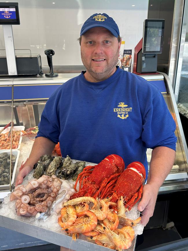 Rhys (pictured) and Amanda started Kirkbright Seafood nearly a decade go. Picture: Supplied