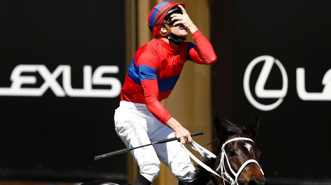 James McDonald riding Verry Elleegant. Picture: Darrian Traynor/Getty Images