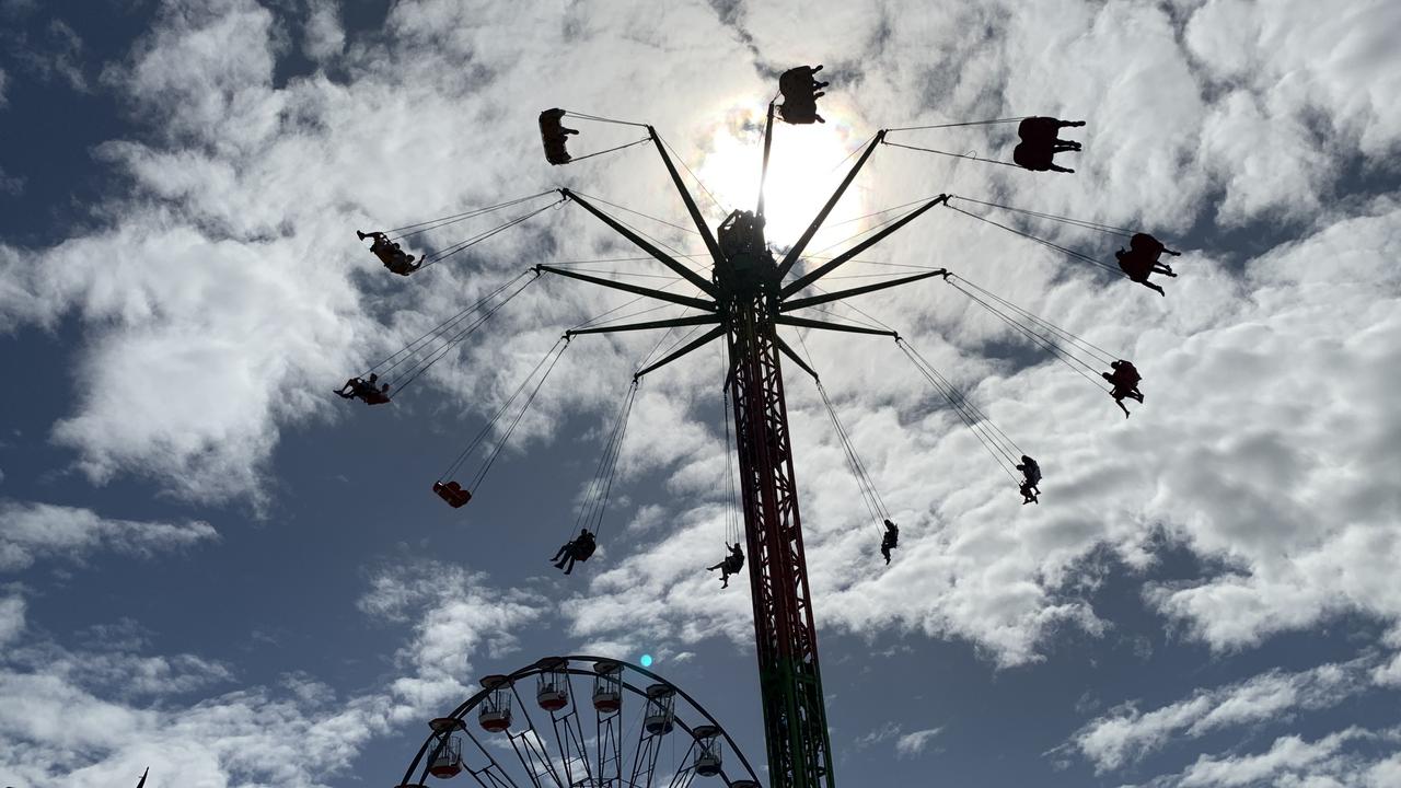 The 2022 Mackay Show offered plenty of thrilling rides. Picture: Duncan Evans
