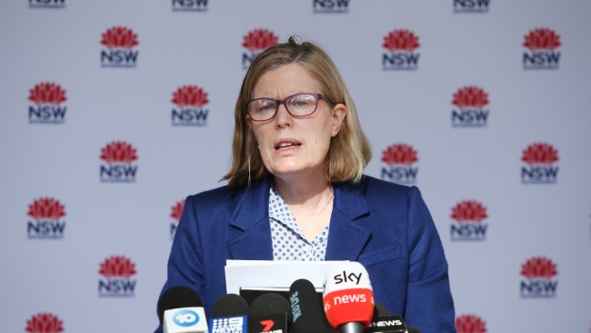 Chief Health Officer Dr Kerry Chant has revealed New South Wales authorities have uncovered eight local COVID-19 infections of a different Delta strain. Picture: Getty Images