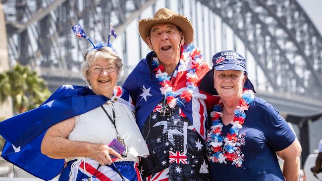 Australia Day celebrations in Circular Quay on 26th January 2020. Picture: Julian Andrews.