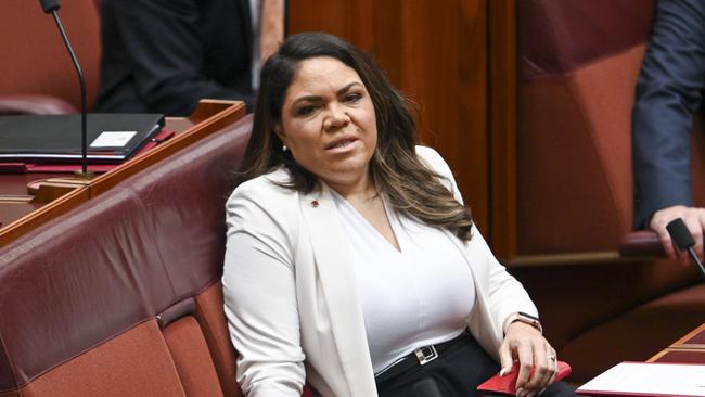 Senator Jacinta Nampijinpa Price in the Senate. Picture: Martin Ollman