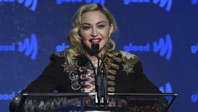 Madonna ... ‘we’re all in this together’. Picture: AP