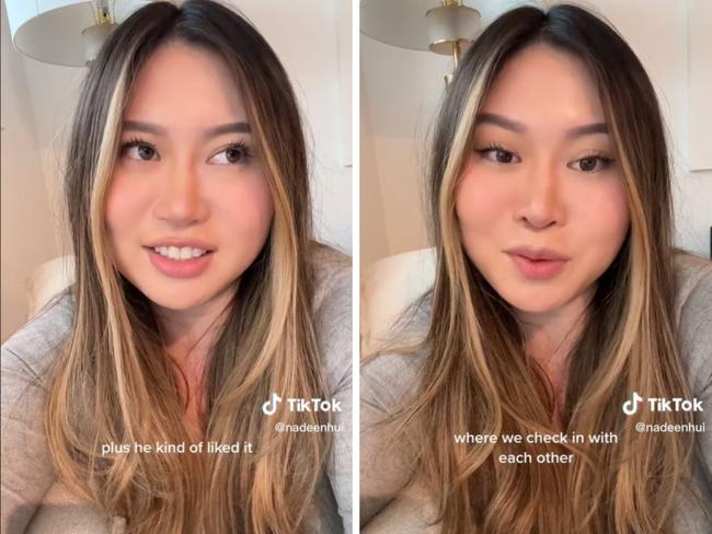 A woman has divided social media after revealing she put her boyfriend on a Performance Improvement Plan to save their relationship. Picture: TikTok