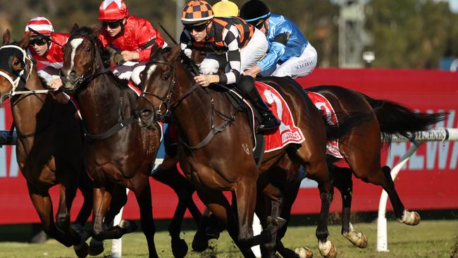 The Annabel Neasham and Rob Archibald-trained Fawkner Park impressed at last year’s Brisbane Winter Carnival. Picture: Getty Images.